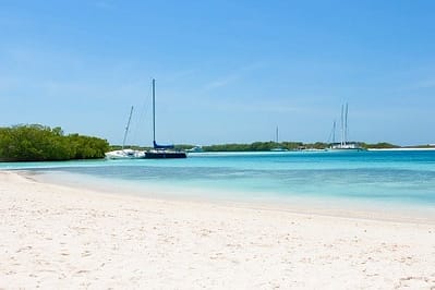 Segelboote in Los Roques